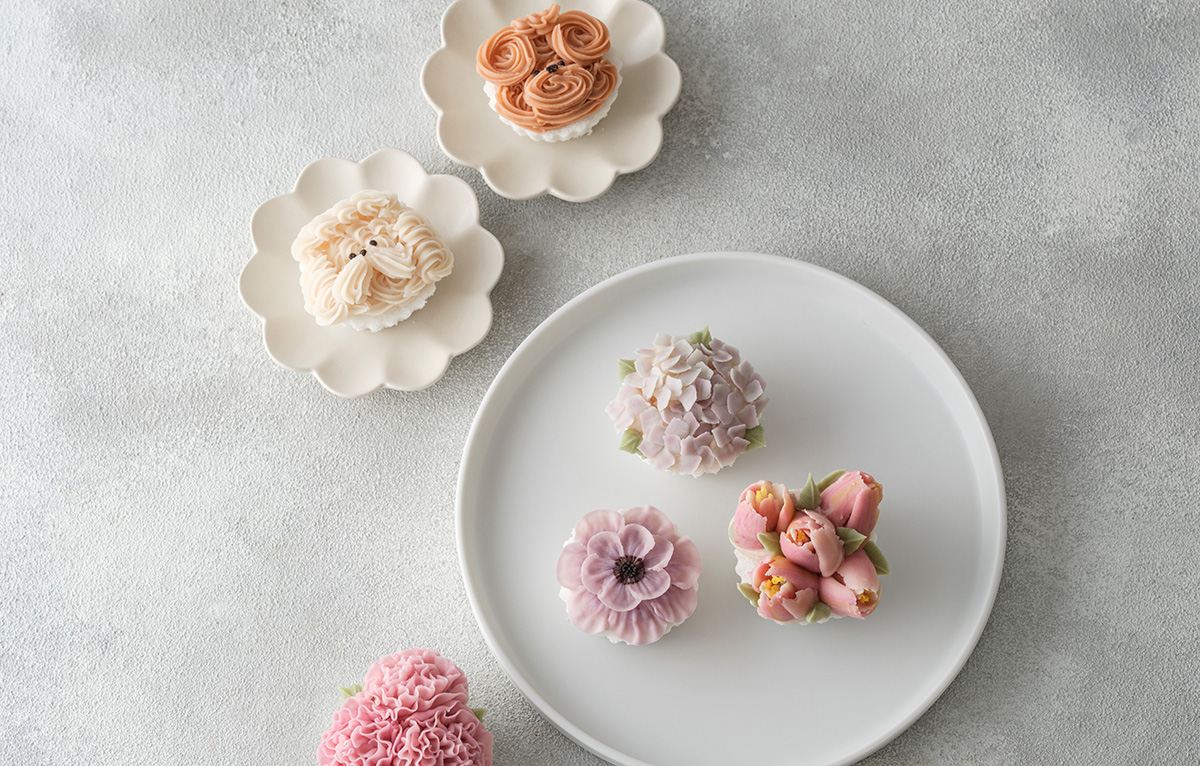 >韓国あんこ餅ケーキコースイメージ