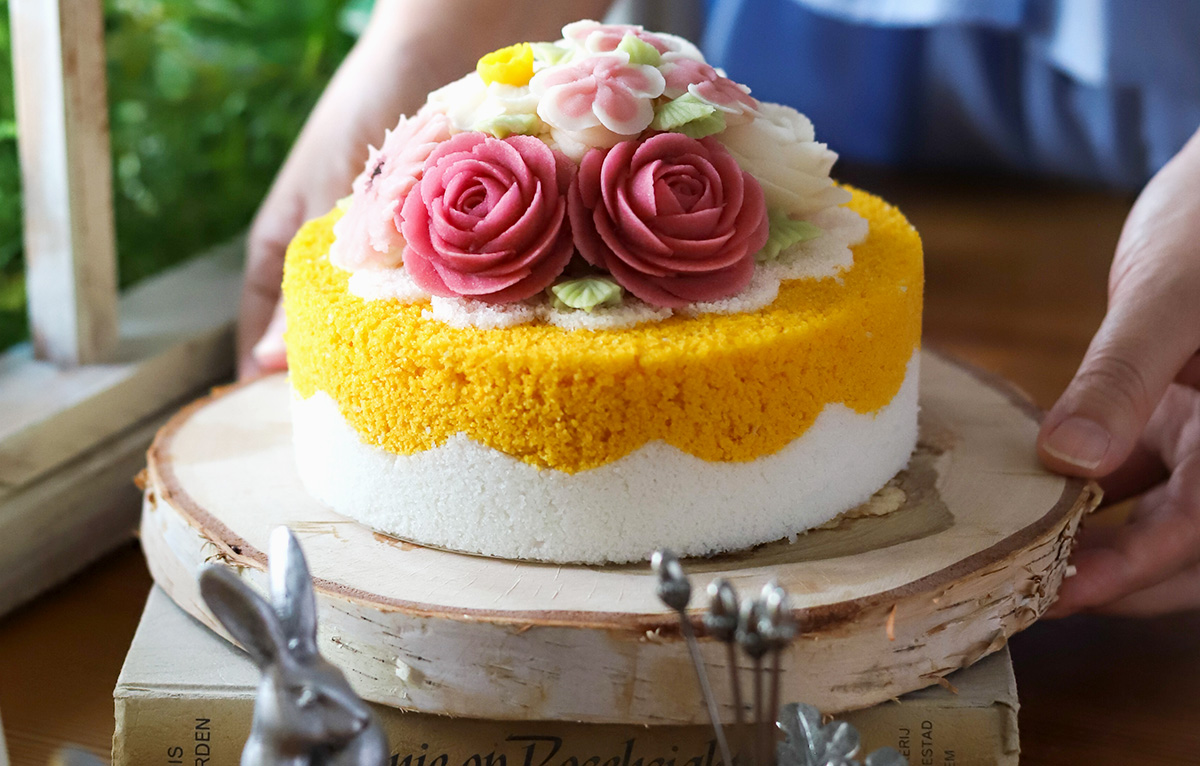 >韓国あんこ餅ケーキ中級コースイメージ